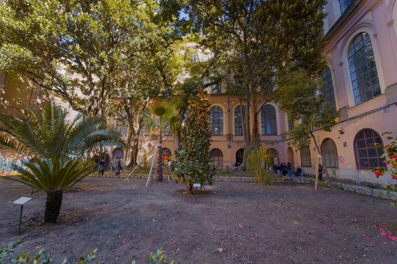 Giardino dell’Accademia di Belle Arti di Napoli, concluso il restauro